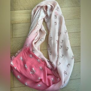 Tory Burch Fringed Edge Scarf